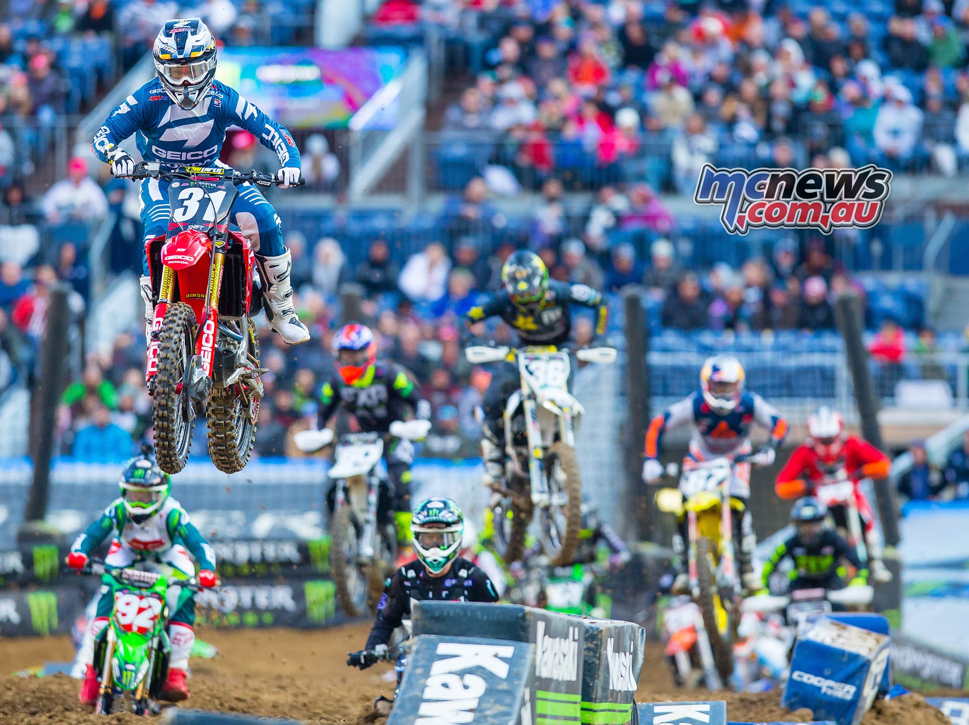 AMA SX Rnd Denver Hampshire Starts JK SX Denver