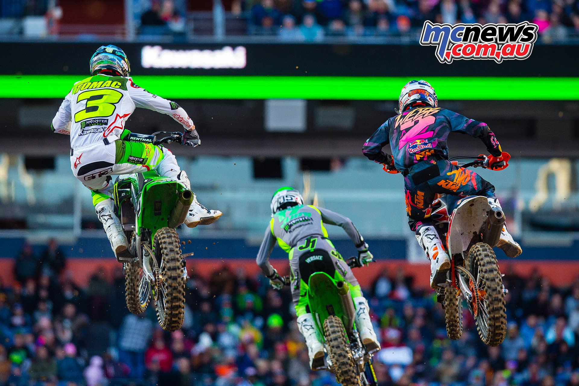 AMA SX Rnd Denver Tomac Savatgy Webb Multiple JK SX Denver