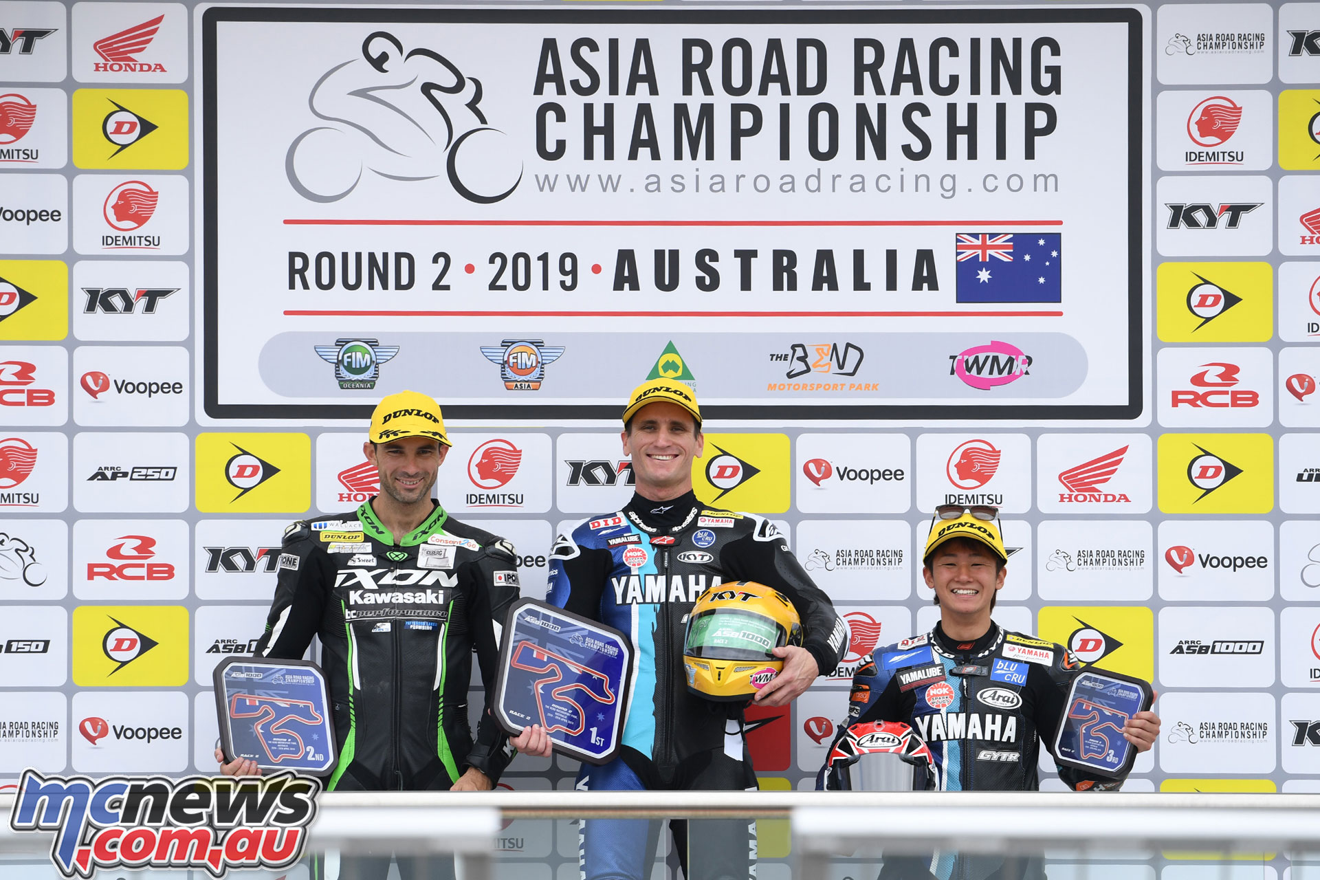 ARRC Rnd Tailem Bend ASB R Podium ARRC Rnd Tailem Bend ASB R Podium