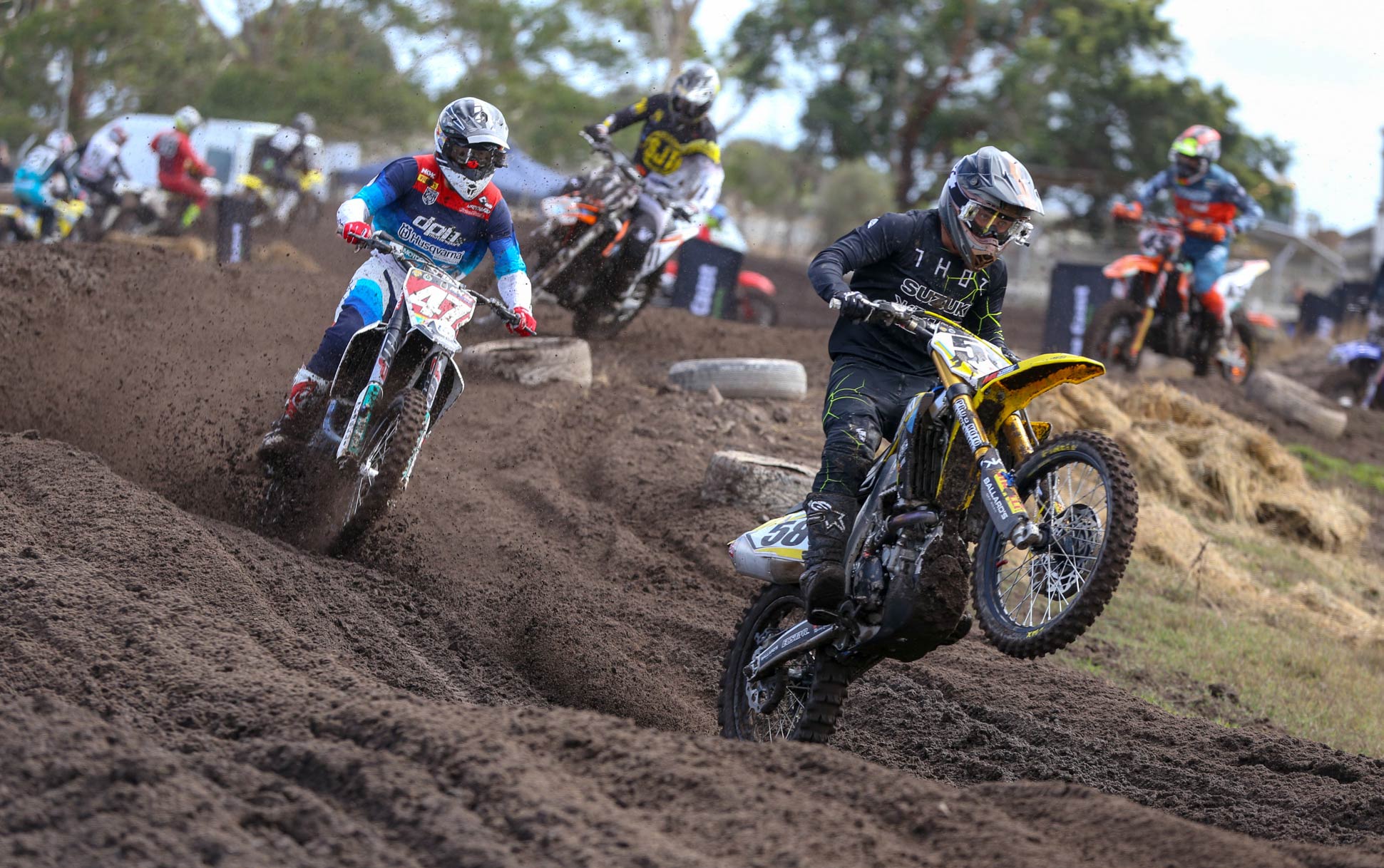 MX Nationals Rnd Wonthaggi MX Justin Rodbell Todd Waters MX Nationals Rnd Wonthaggi MX Justin Rodbell Todd Waters