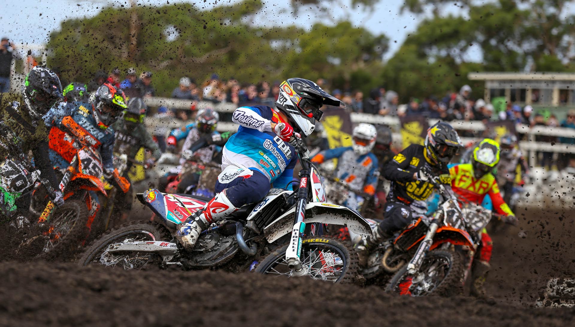 MX Nationals Rnd Wonthaggi MX Start Waters Bopping Mellross Cover