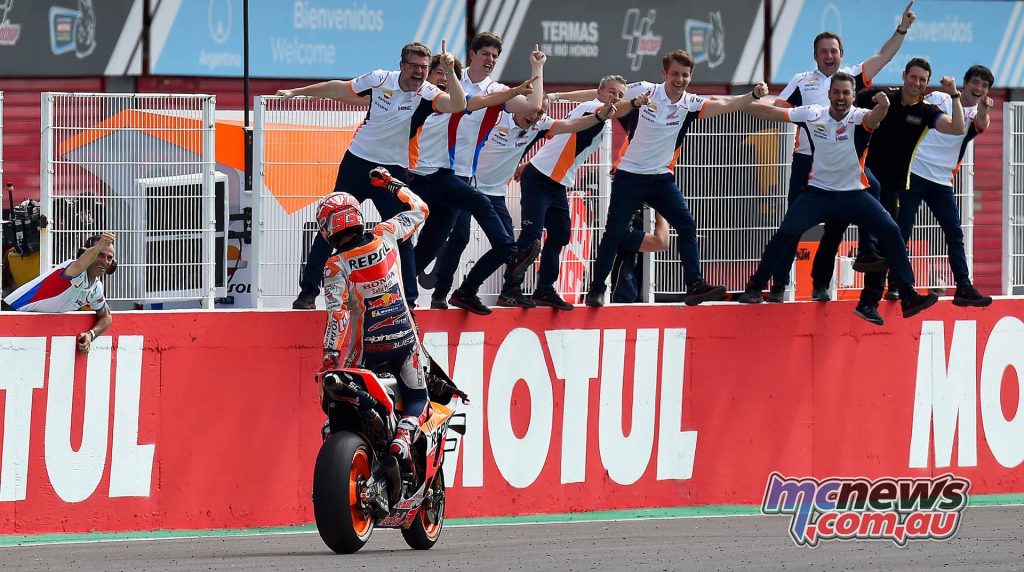 MotoGP Rnd Argentina Marquez Flag Team