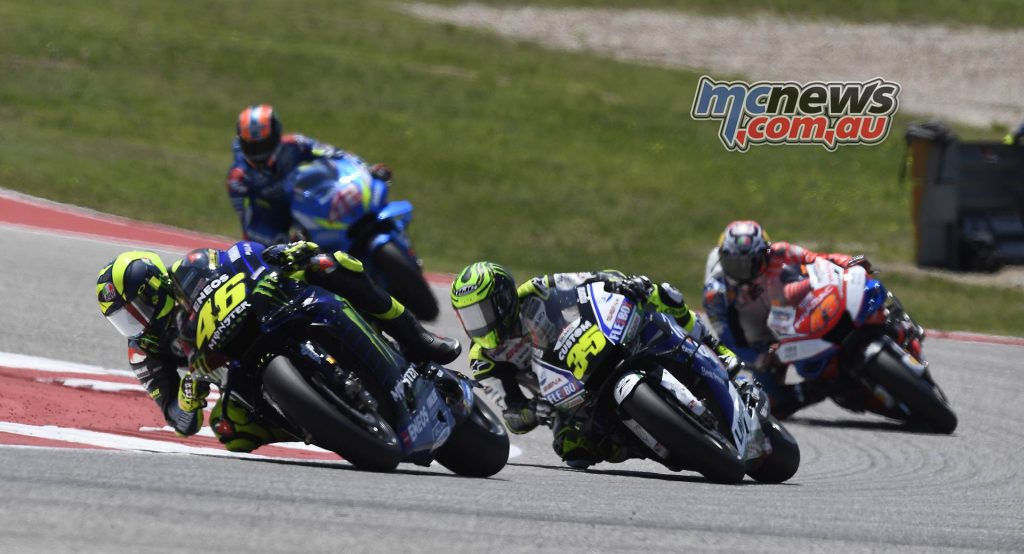 MotoGP Rnd COTA Rossi Crutchlow