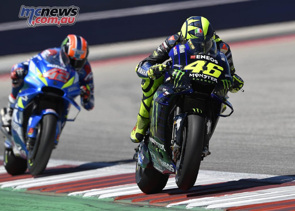 MotoGP Rnd COTA Rossi Rins