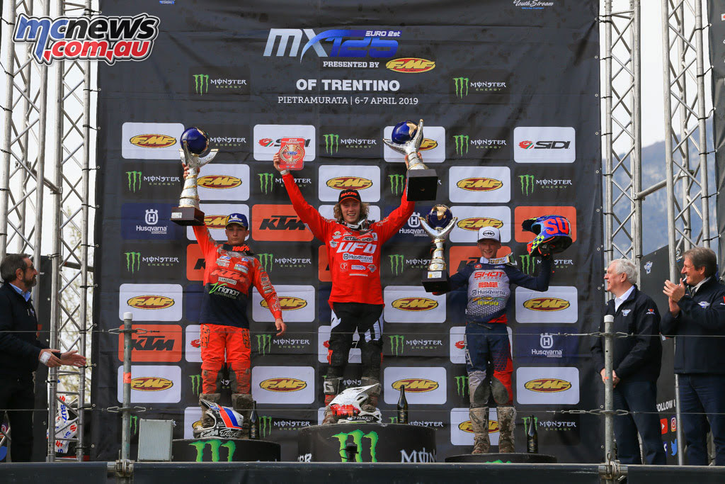 MXGP Rnd Trentino EMX Podium MXGP Rnd Trentino EMX Podium