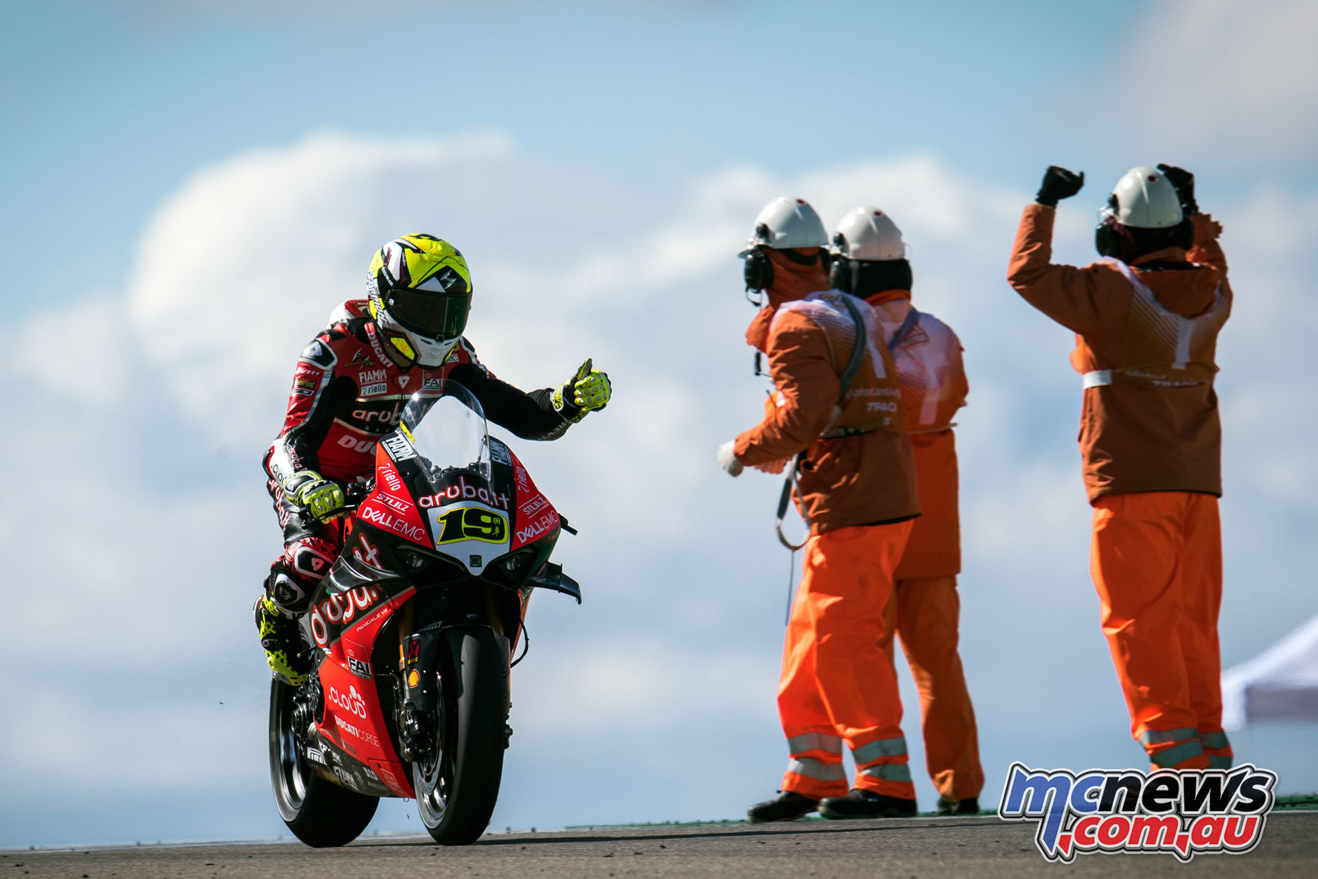 WorldSBK Rnd Aragon Sun Alvaro Bautista