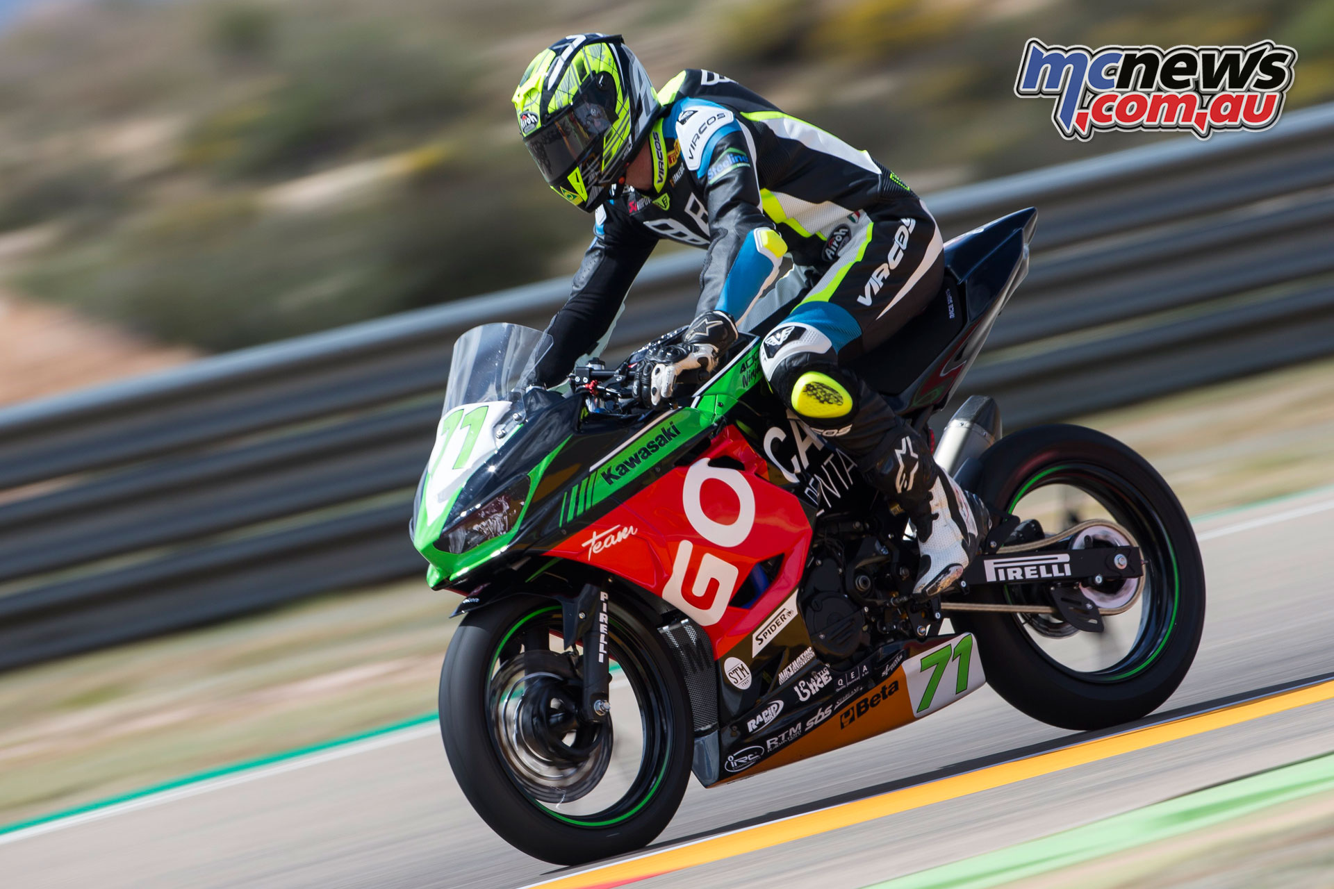 WorldSBK Rnd Aragon Sun Tom Edwards Kawasaki