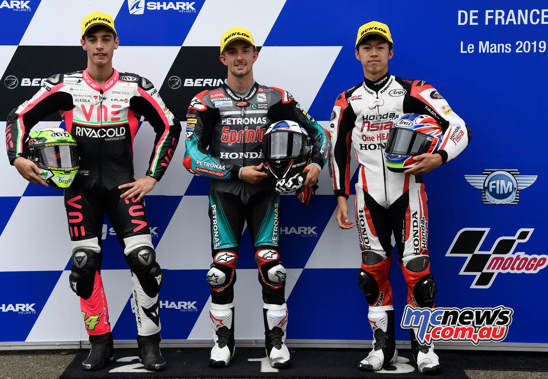 MotoGP Rnd LeMans QP Moto Arbolino McPhee Ogura MotoGP Rnd LeMans QP Moto Arbolino McPhee Ogura
