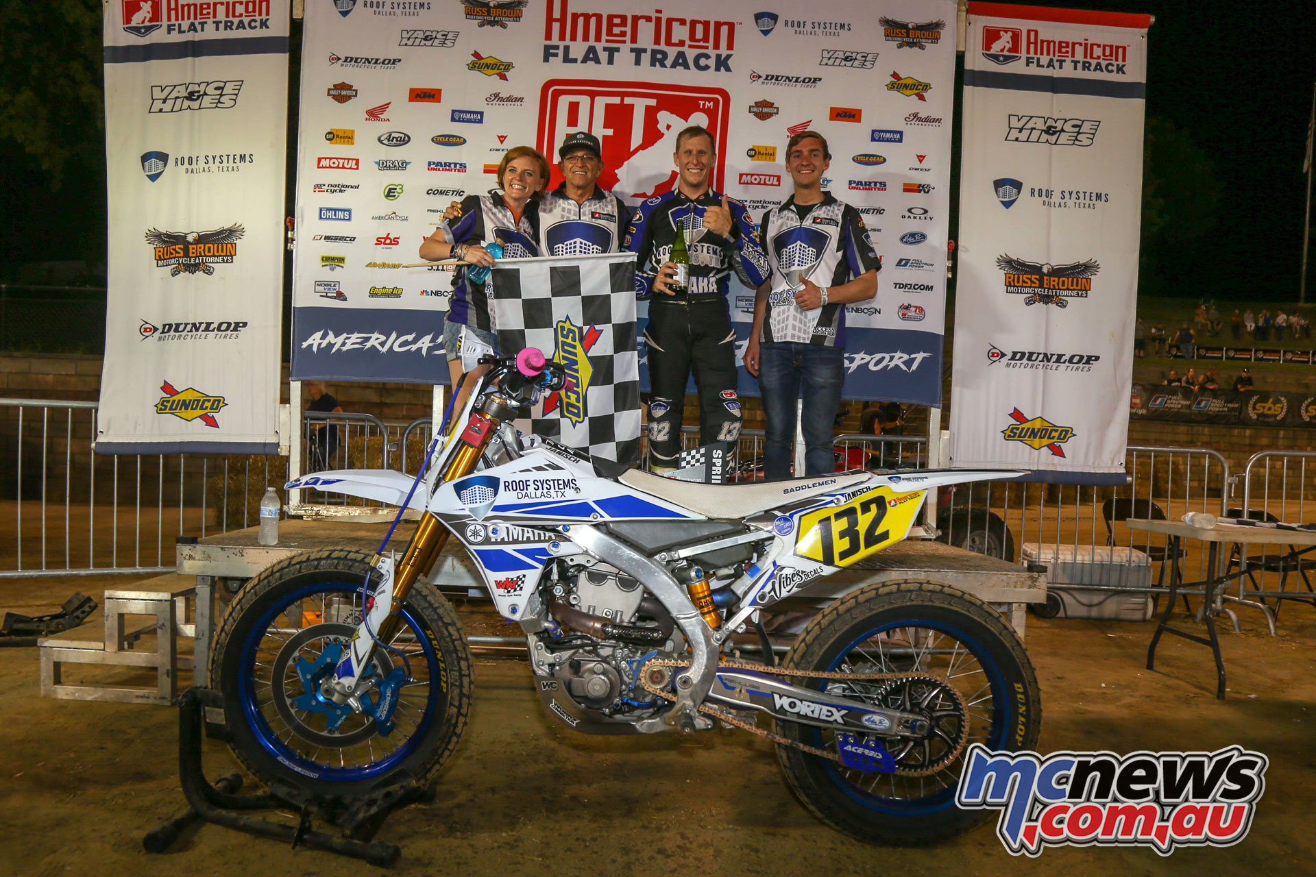 AFT Springfield TT R Singles Podium ERV AFT Springfield TT R Singles Podium ERV