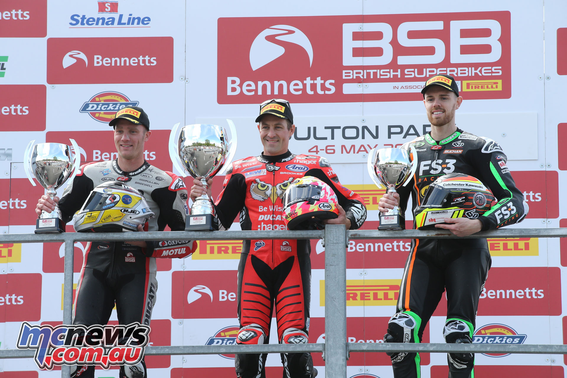 BSB Rnd Oulton Park DY Superbike Overall Podium AROA