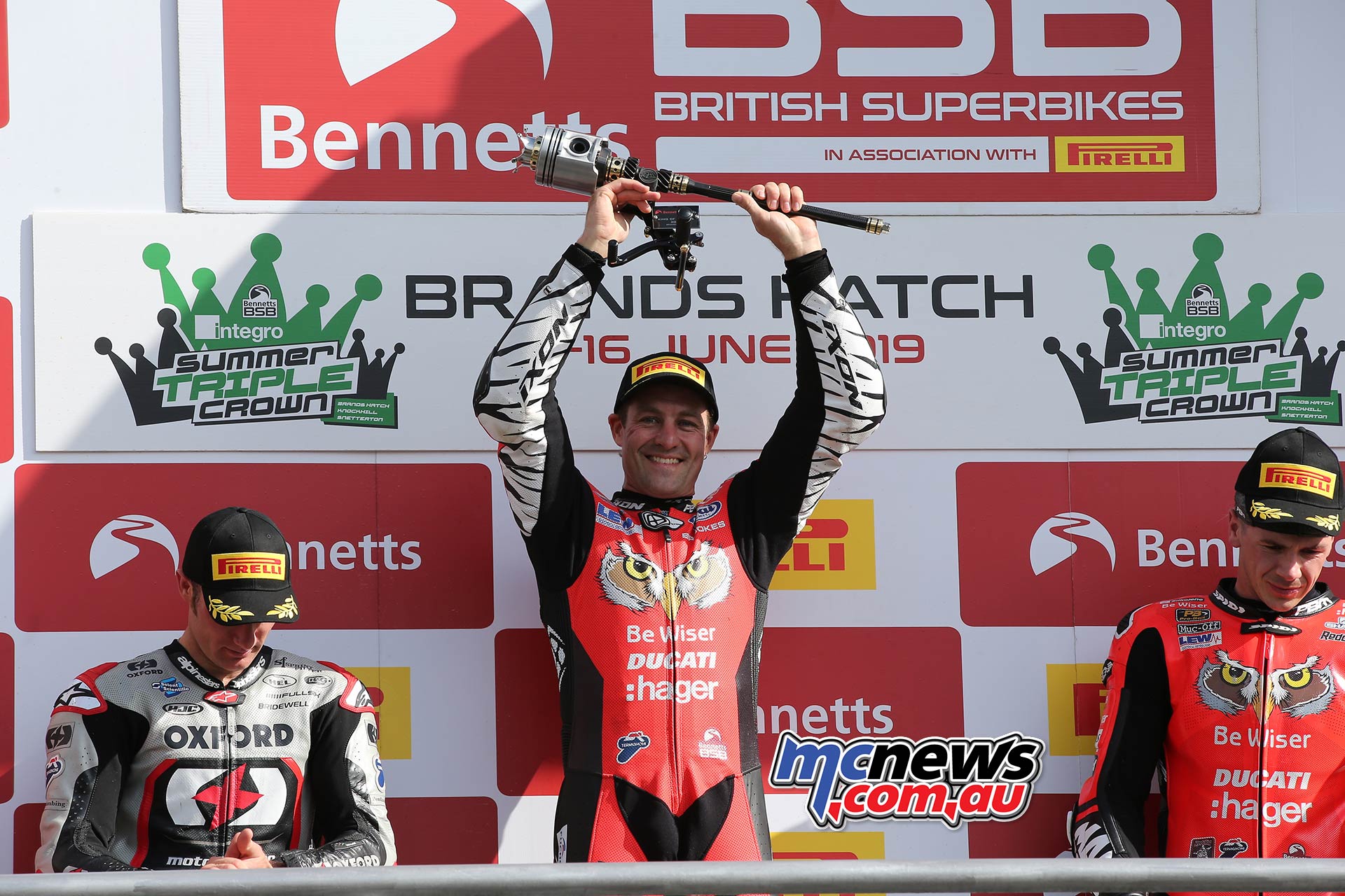 BSB RNd BrandsHatch SBK Race Podium Brookes Bridewell Redding BSB RNd BrandsHatch SBK Race Podium Brookes Bridewell Redding