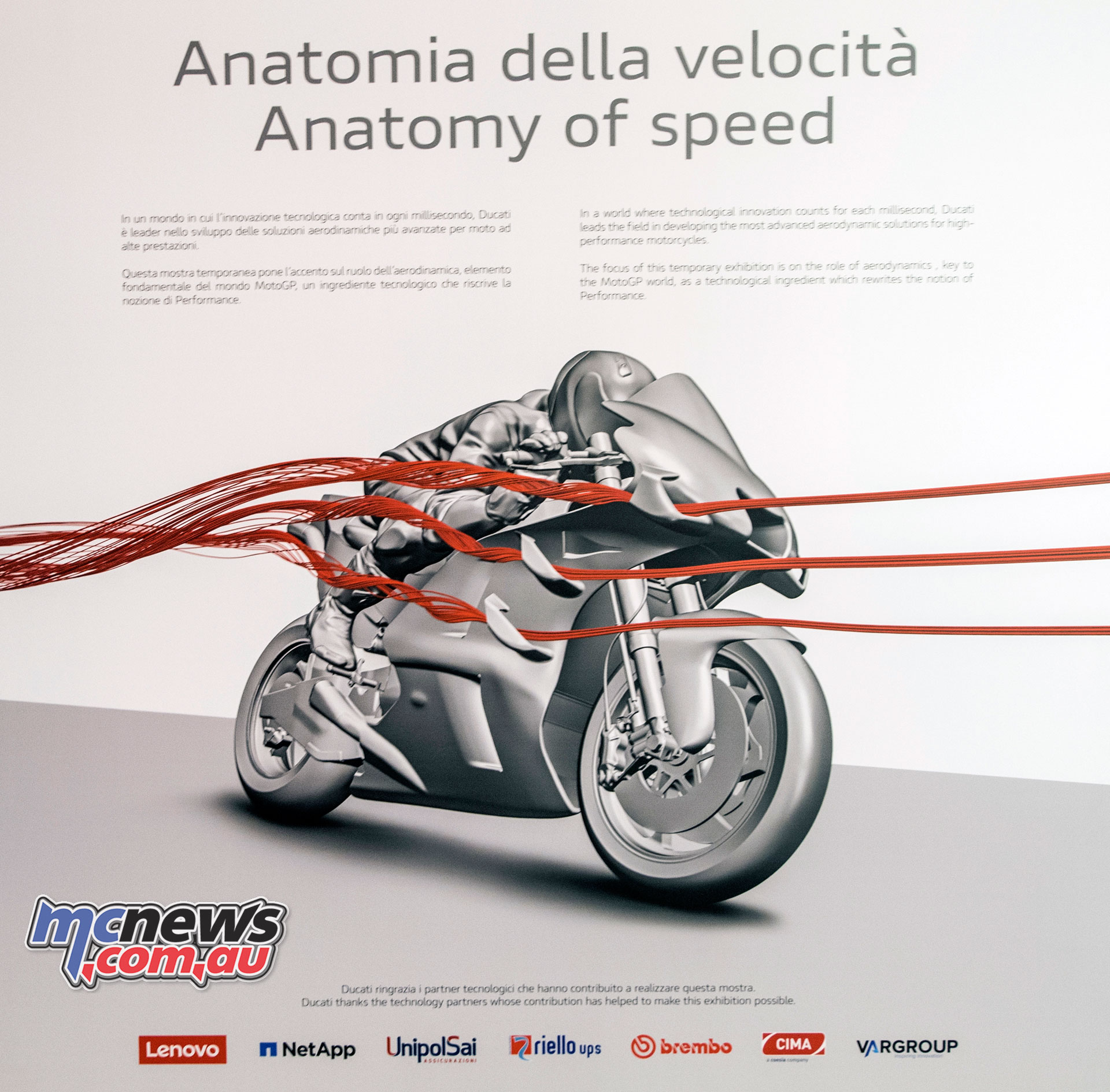 Ducati Museum Anatomy of Speed exhibition