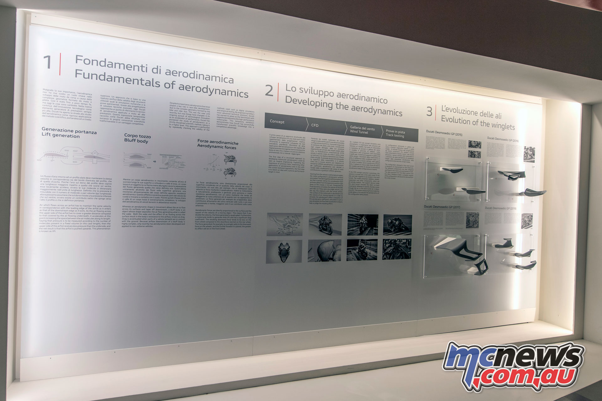 Ducati Museum Anatomy of Speed exhibition