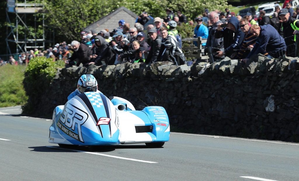 IOMTT Sidecar Race Holden Cain