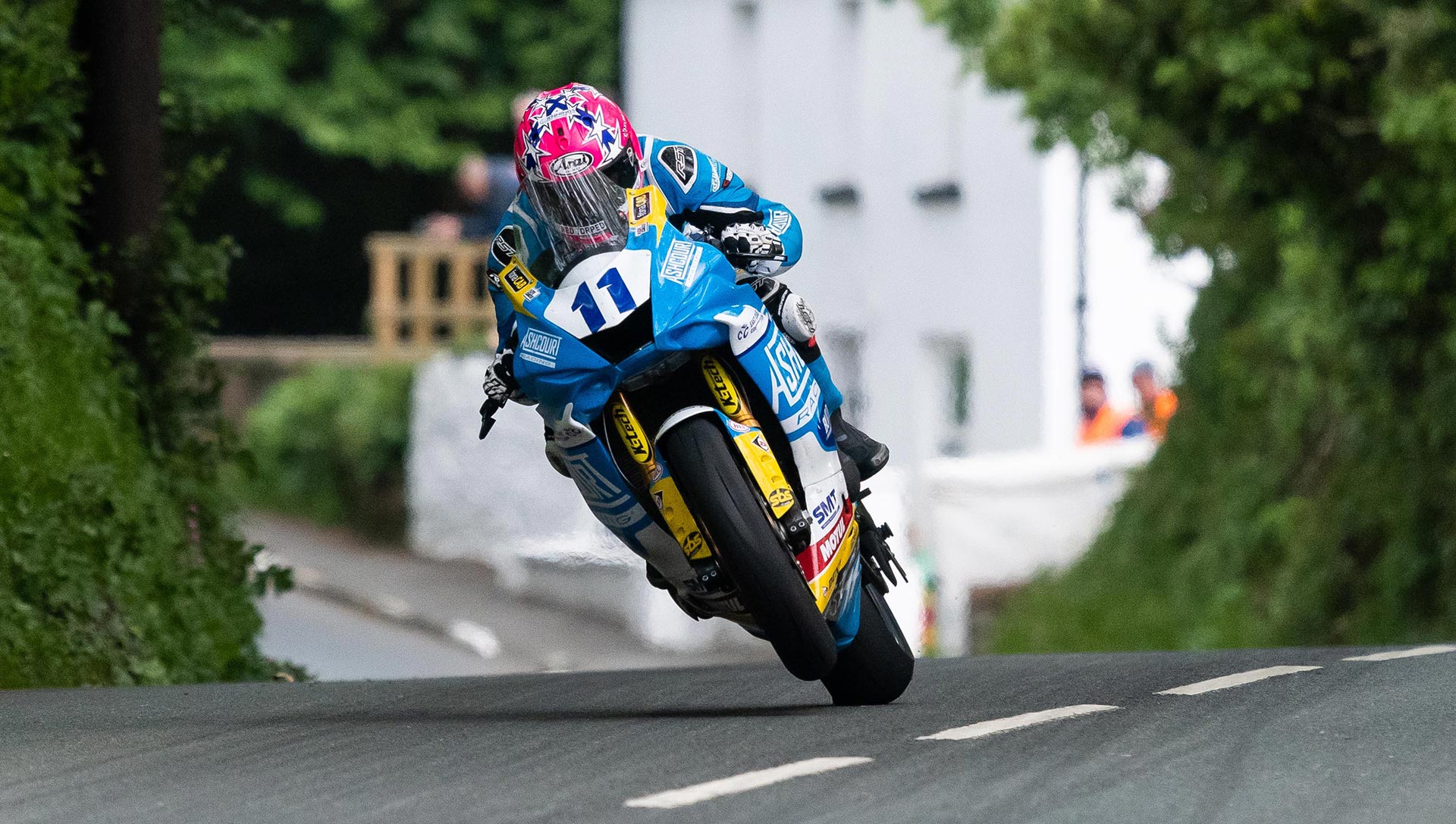 IOMTT Supersport R Lee Johnston Action IOMTT Supersport R Lee Johnston Action