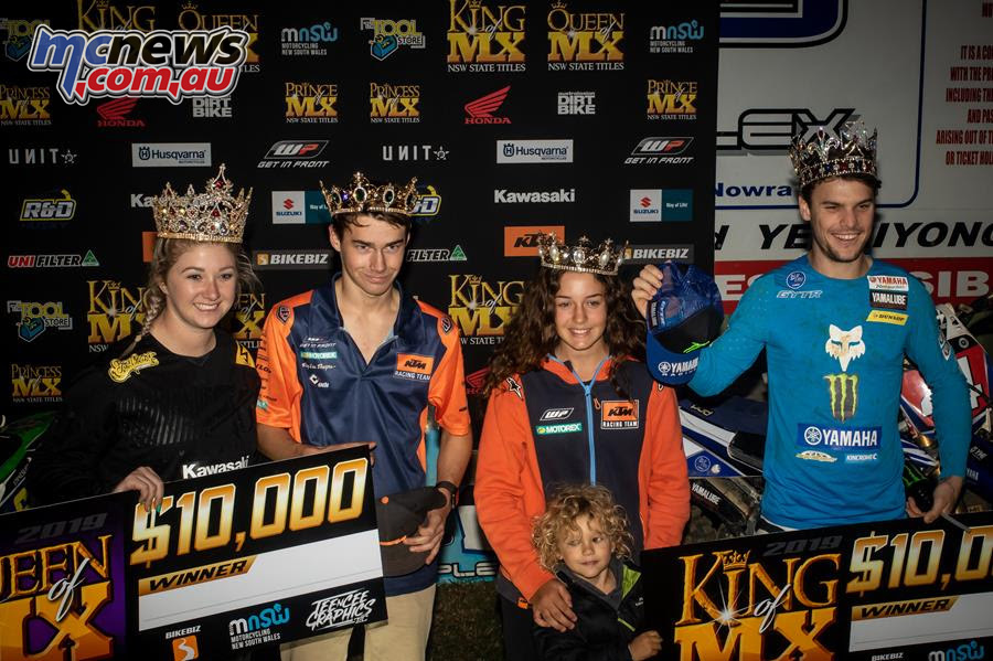 King of MX Nowra Podium