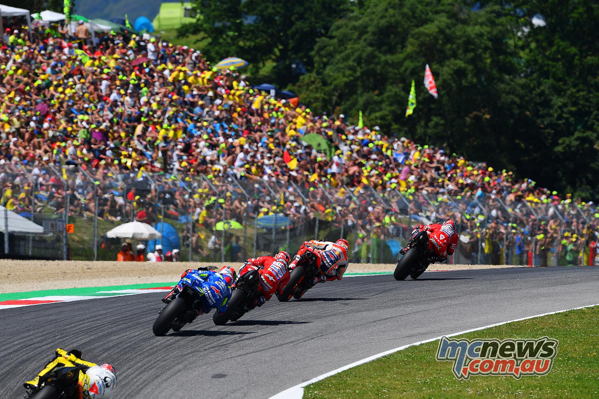 MotoGP Rnd Mugello Race Petrucci Marquez Crowd MotoGP Rnd Mugello Race Petrucci Marquez Crowd
