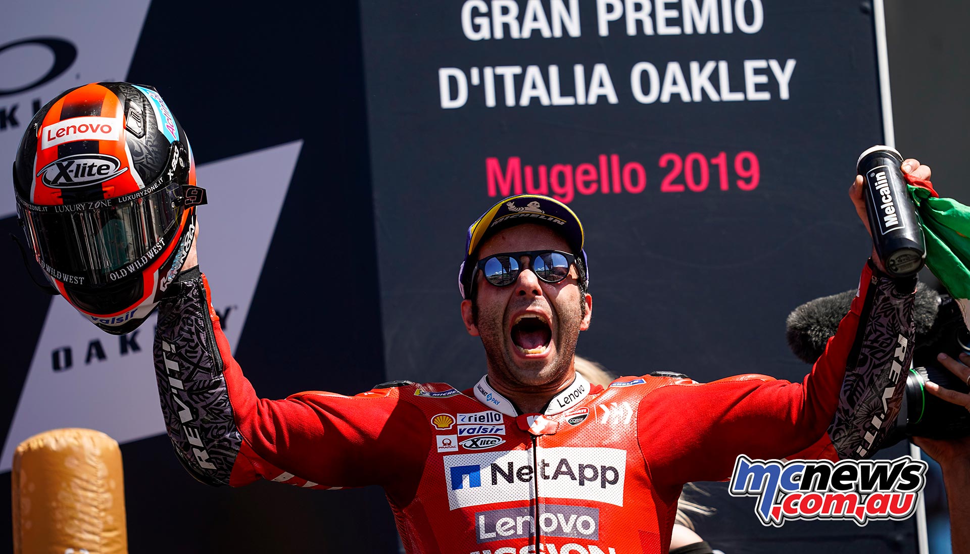 MotoGP Rnd Mugello Race Pirro Celebrate