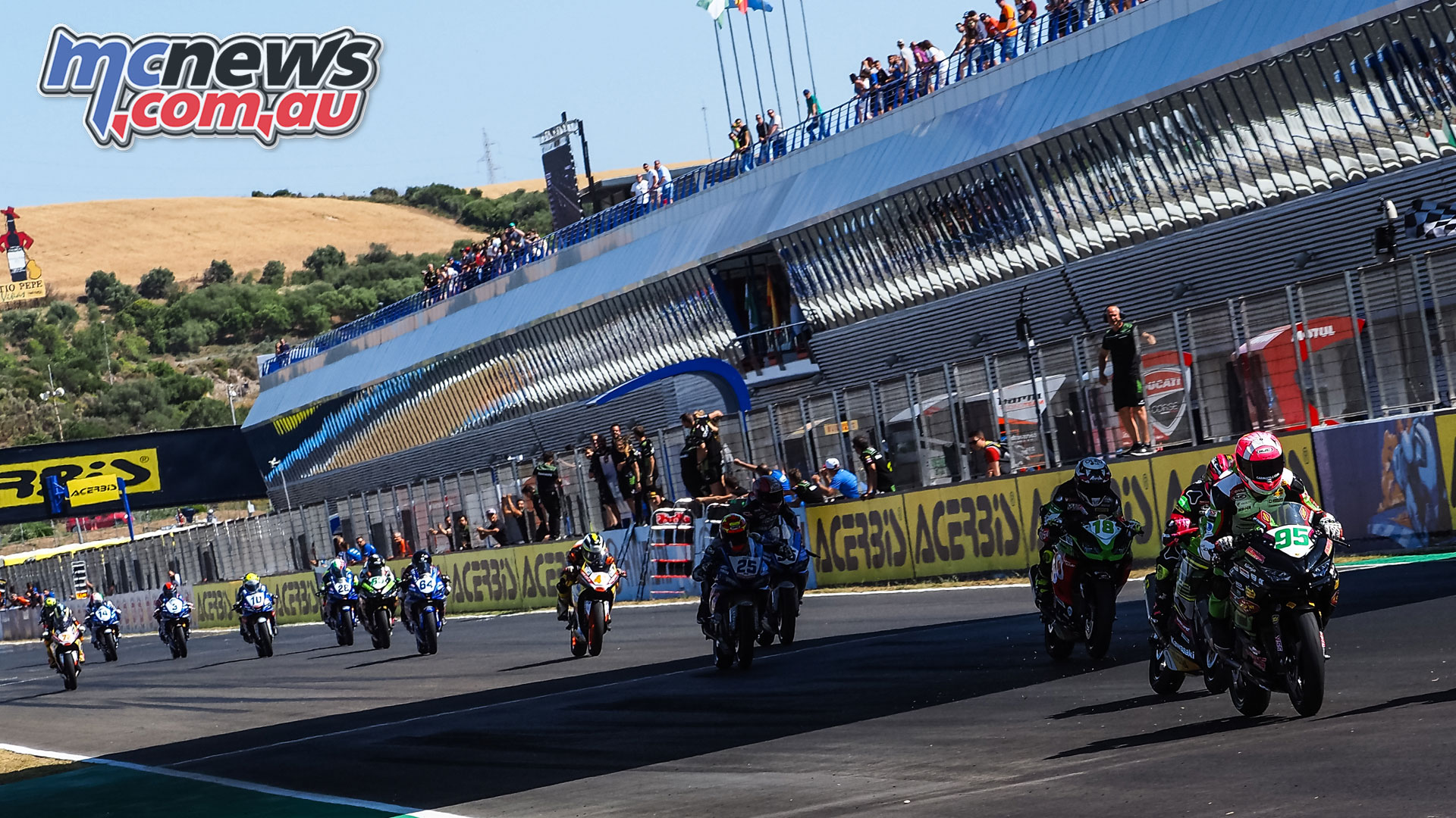 WSBK Rnd Jerez Sat WSSP Start