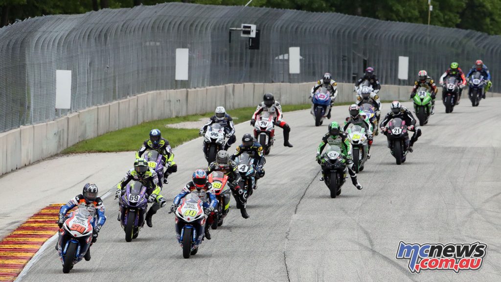 Moto America Road America Sat Supersport Start BJN P