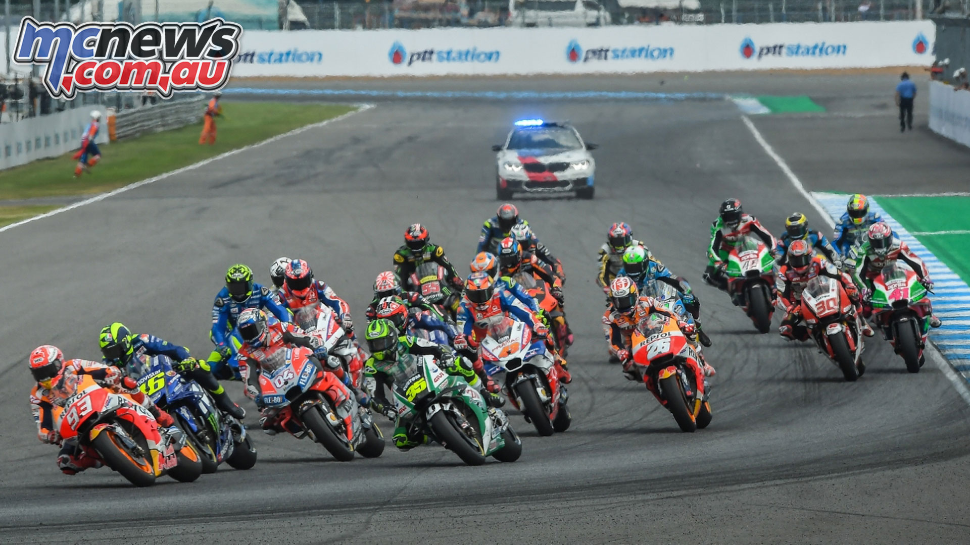 Thailand MotoGP First Corner