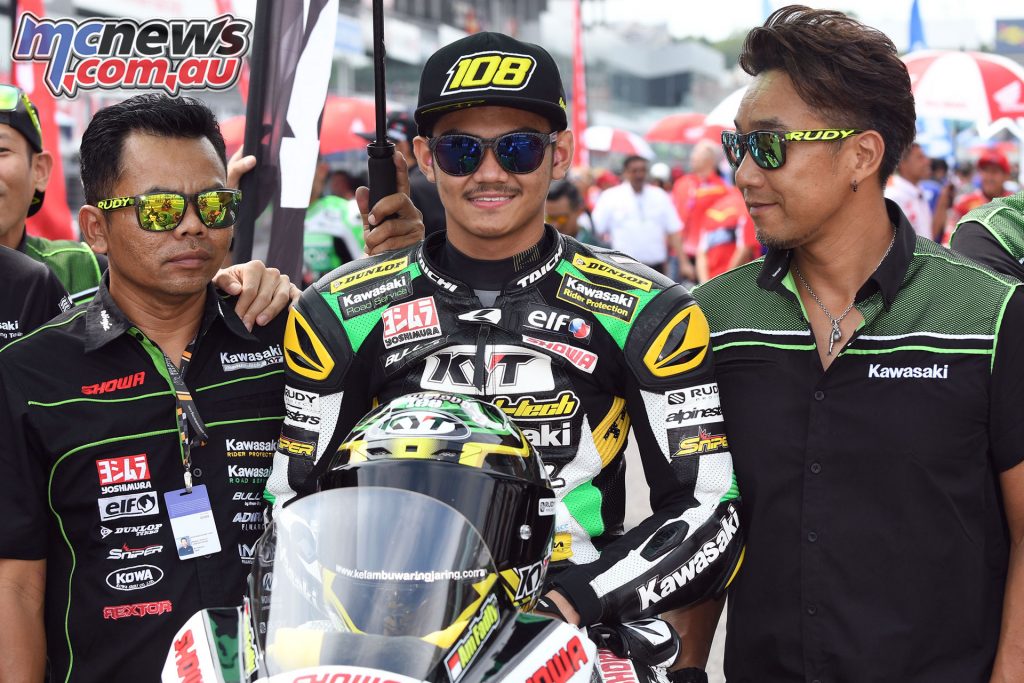 ARRC Rnd Japan Andy Fadly Katsuake Fujiwara ARRC Grid Suzuka