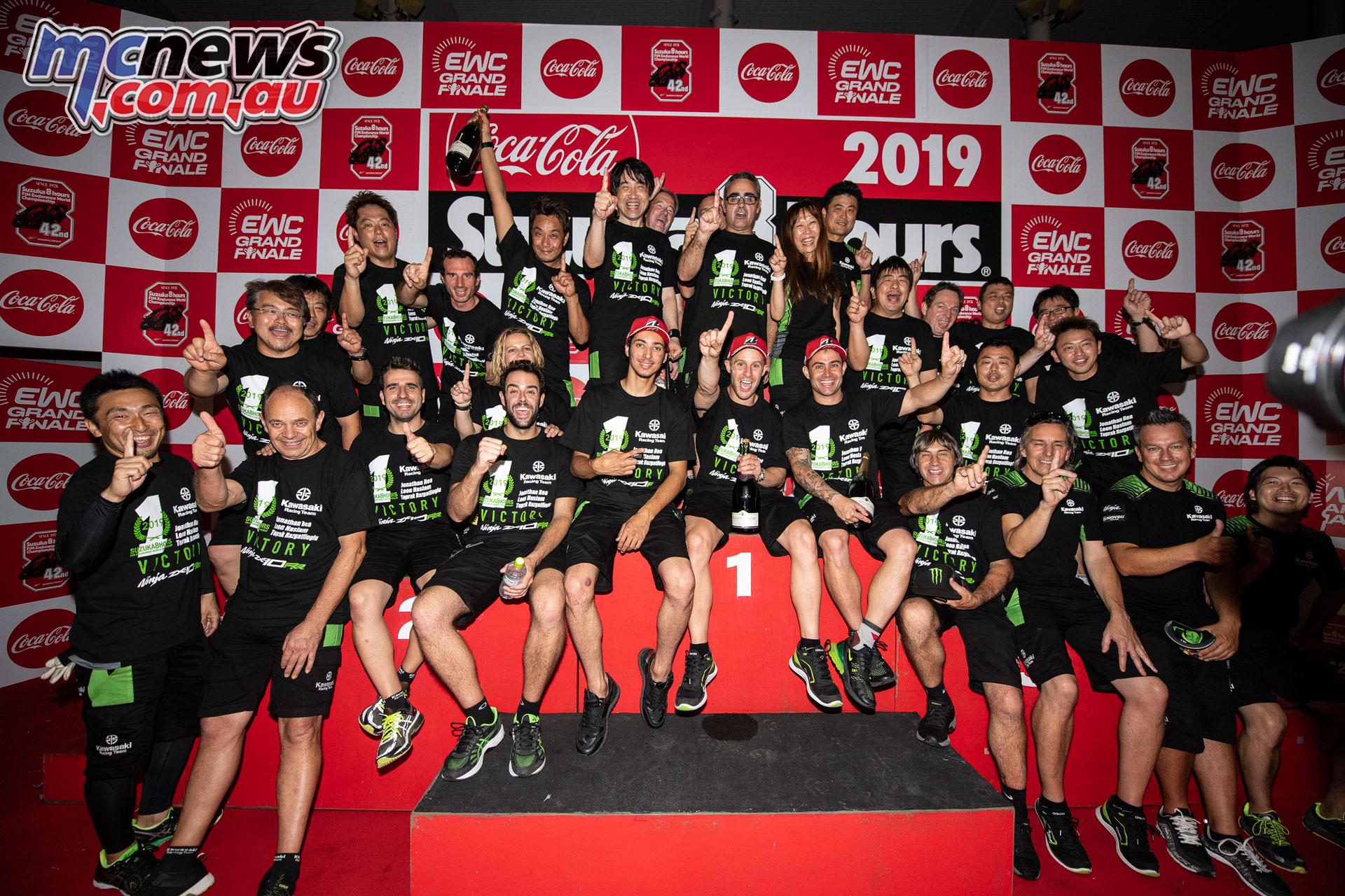 FIM EWC Suzuka Hour KRT Celebration GB FIM EWC Suzuka Hour KRT Celebration GB