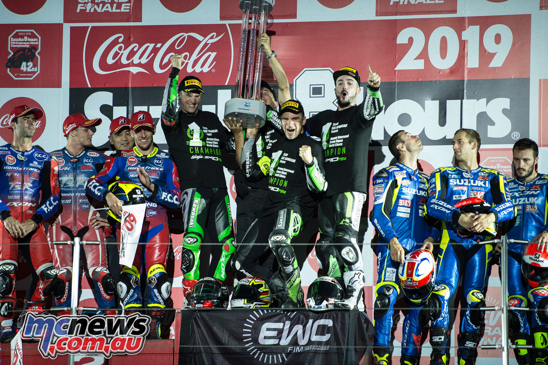 FIM EWC Suzuka Hour Team SRC Podium GB FIM EWC Suzuka Hour Team SRC Podium GB