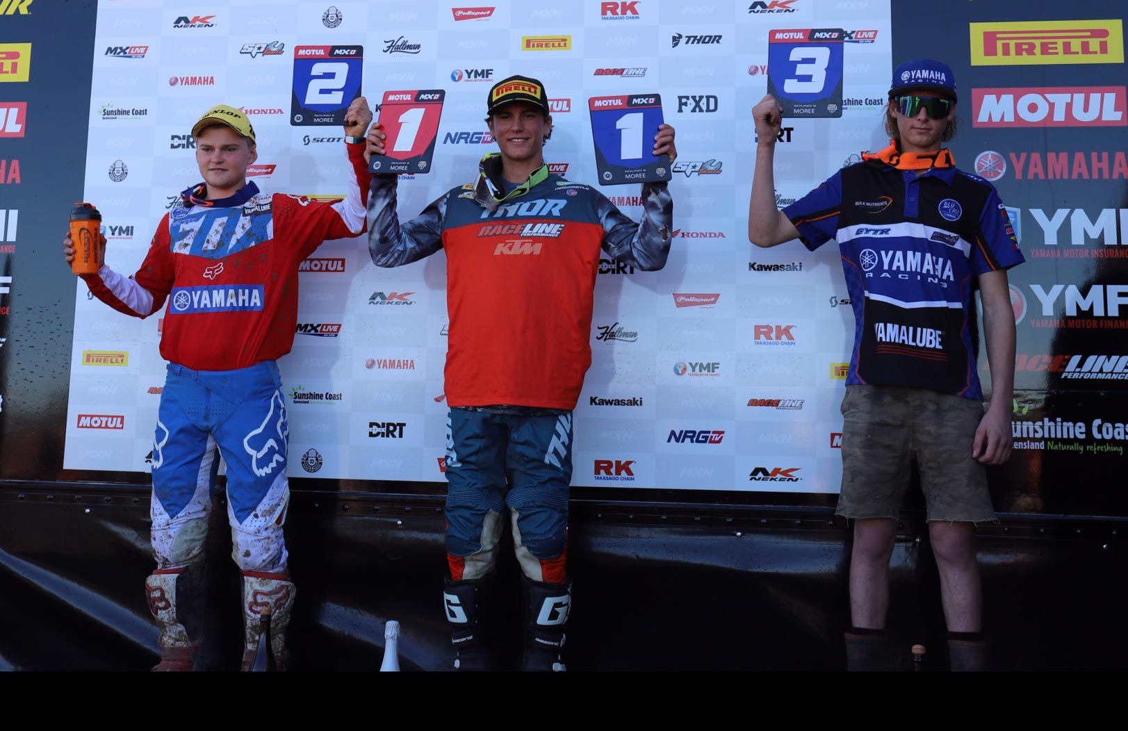 MX Nationals Rnd Moree st Regan Duffy nd Brodie Ellis rd Maximus Purvis MXD class MX Nationals Rnd Moree st Regan Duffy nd Brodie Ellis rd Maximus Purvis MXD class