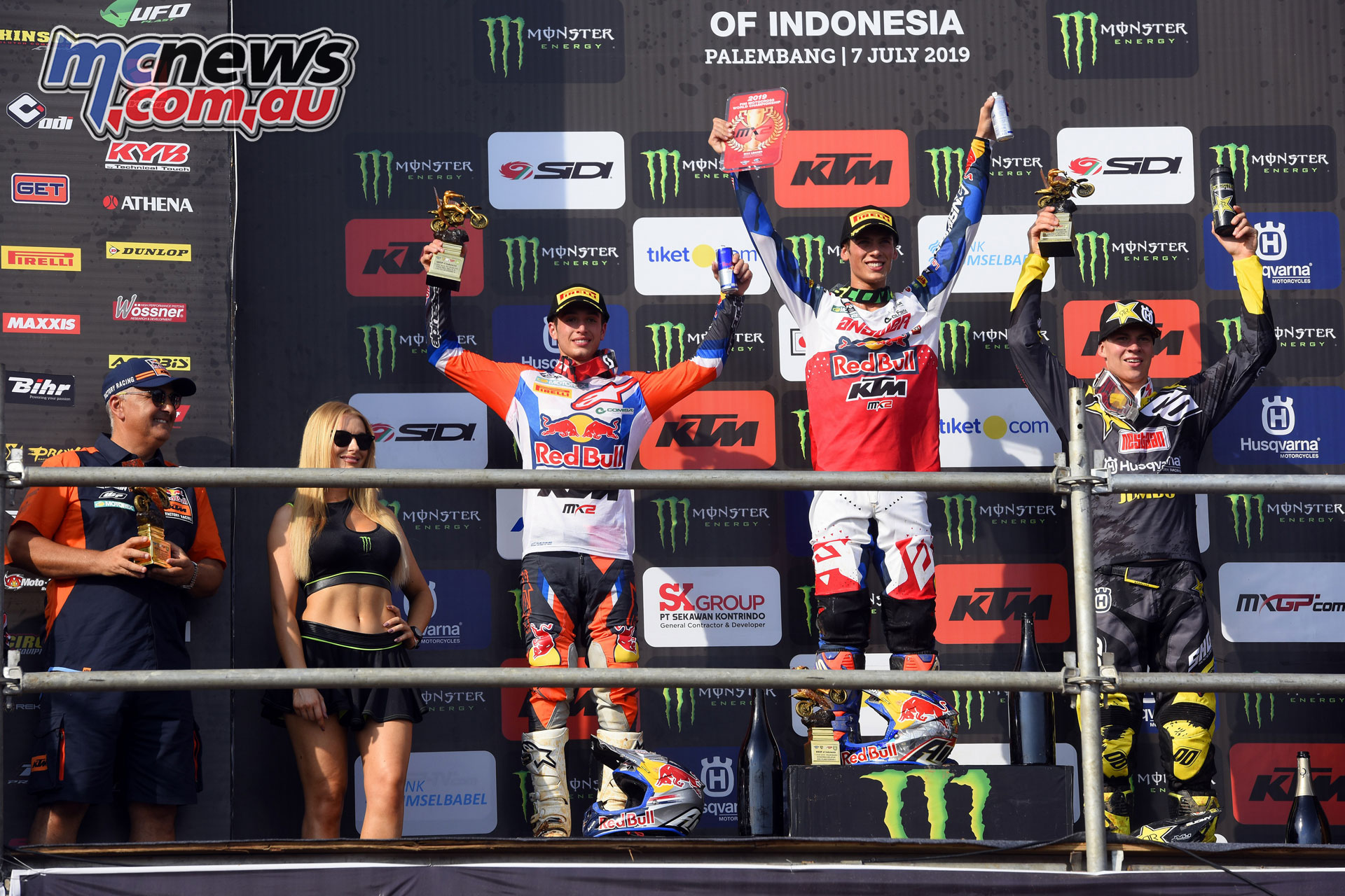 MXGP Indonesia MX Prado podium
