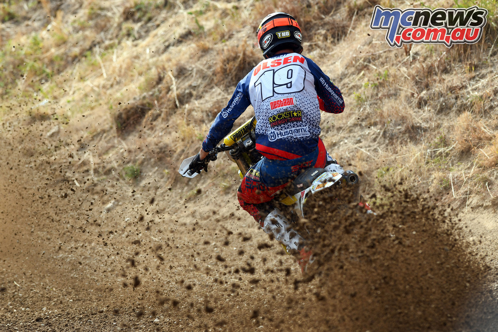 MXGP Rnd Czech Loket MX Olsen action MXGP Rnd Czech Loket MX Olsen action