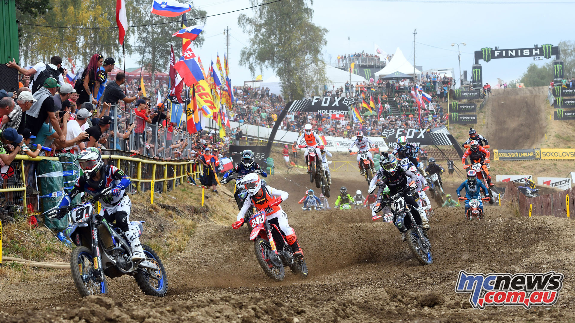 MXGP Rnd Czech Loket MX Gajser start MXGP Rnd Czech Loket MX Gajser start