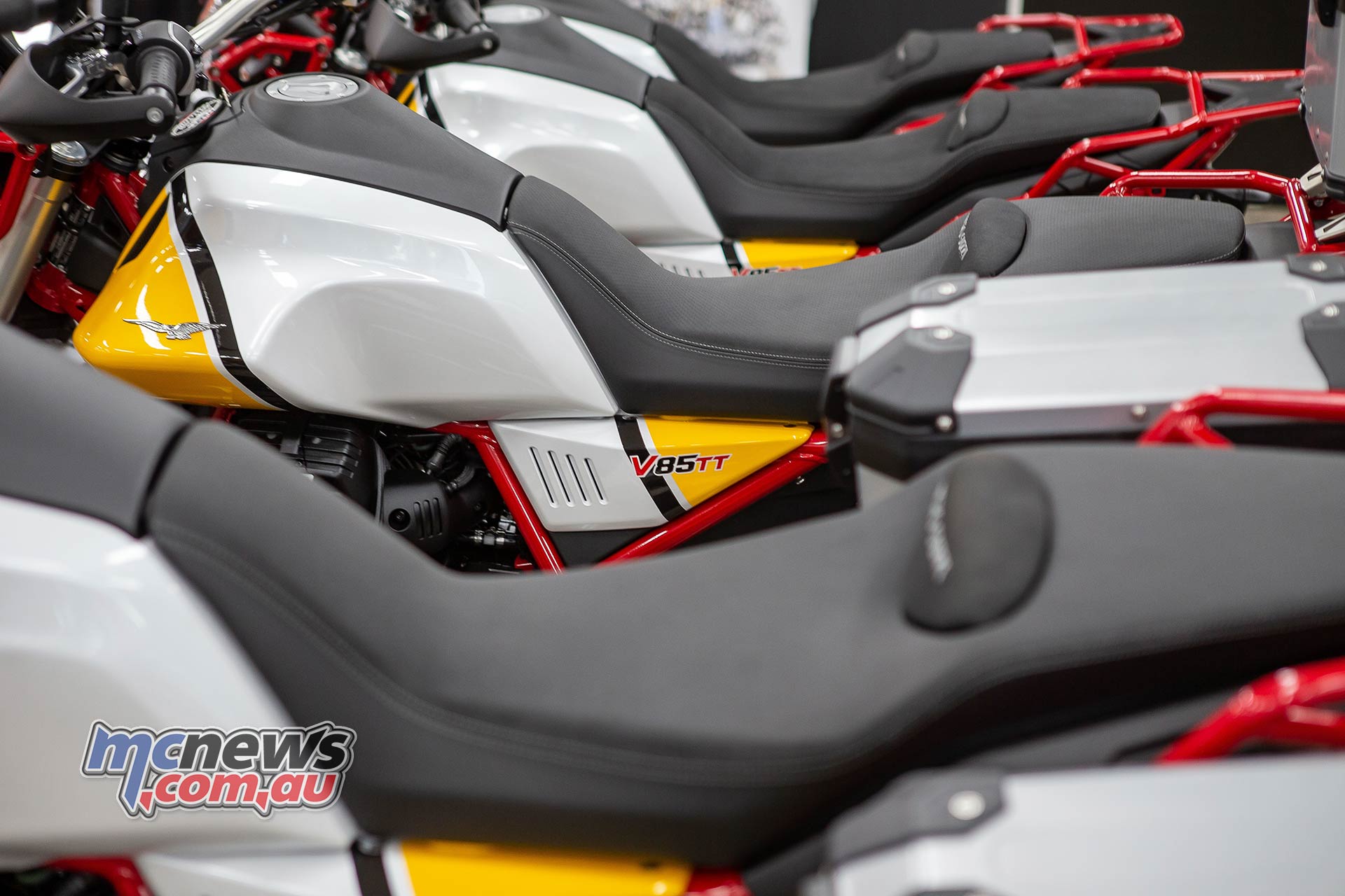 Moto Guzzi VTT Launch Seats