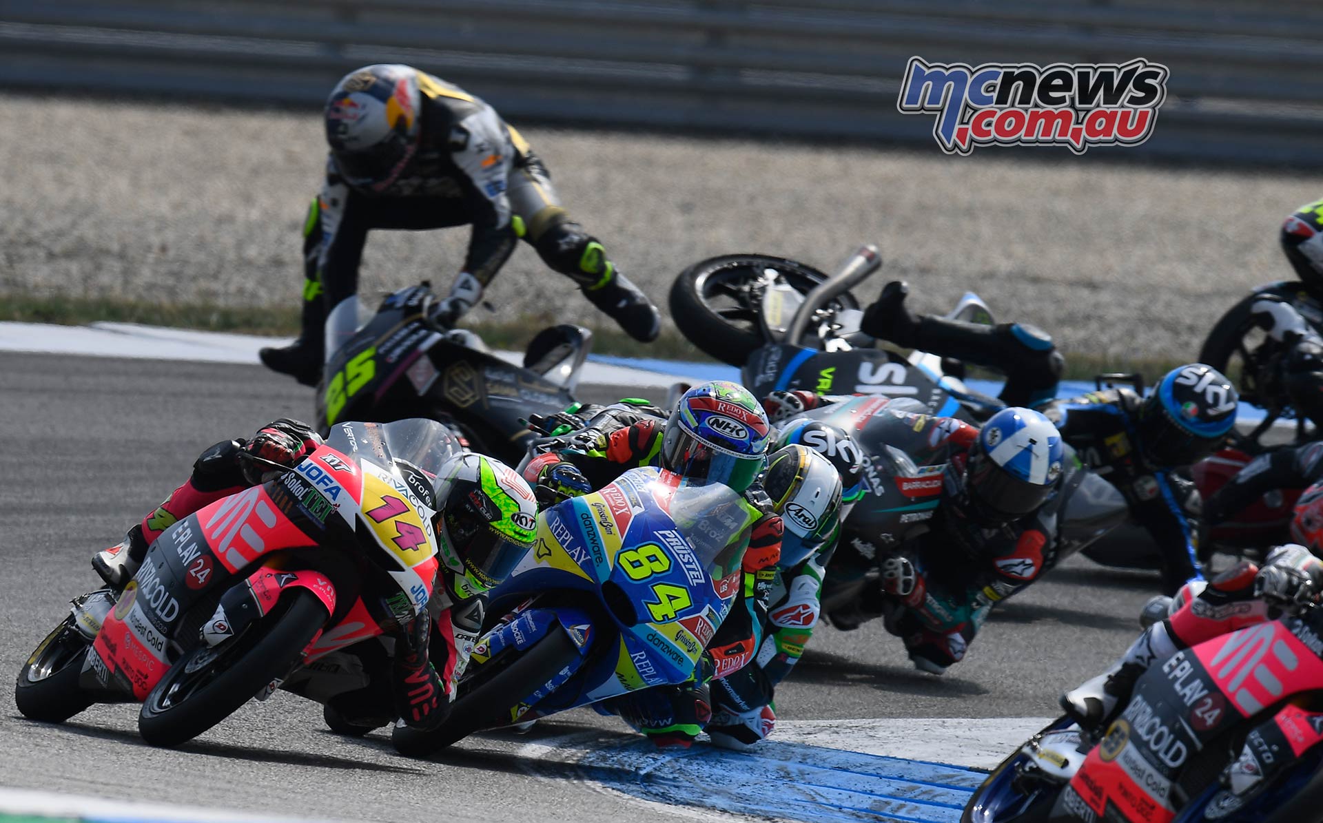 MotoGP Rnd Assen Race Moto Crash Fernandez