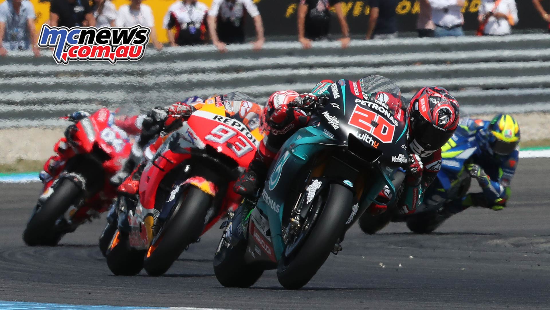 MotoGP Rnd Assen Race Quartararo Marquez Pack