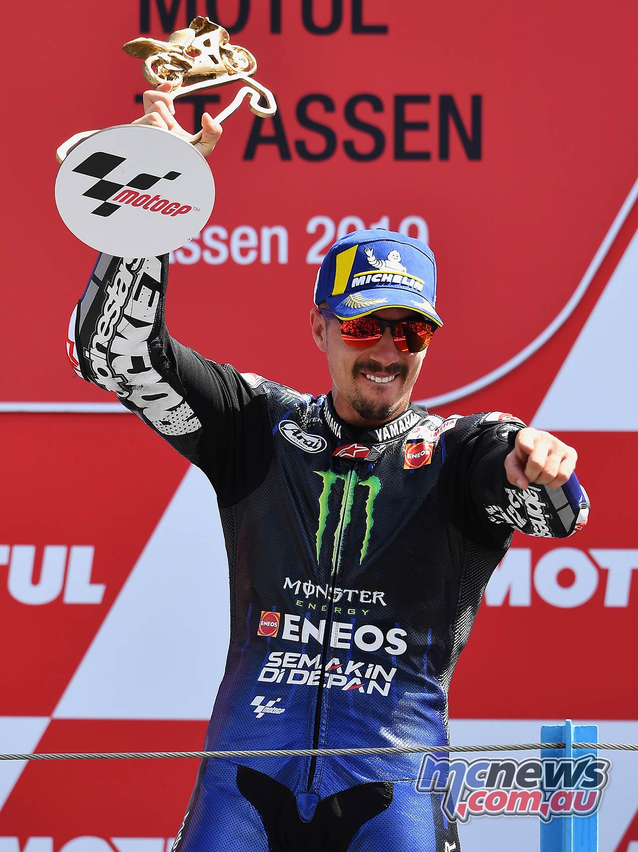 MotoGP Rnd Assen Race Vinales Celebrate