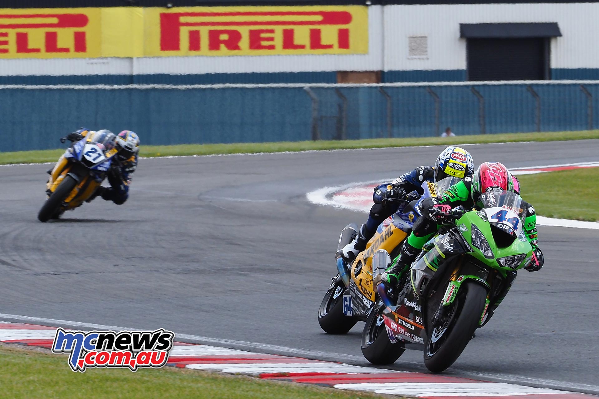 WSBK Rnd Donington WorldSSP Sunday Race Action WSBK Rnd Donington WorldSSP Sunday Race Action