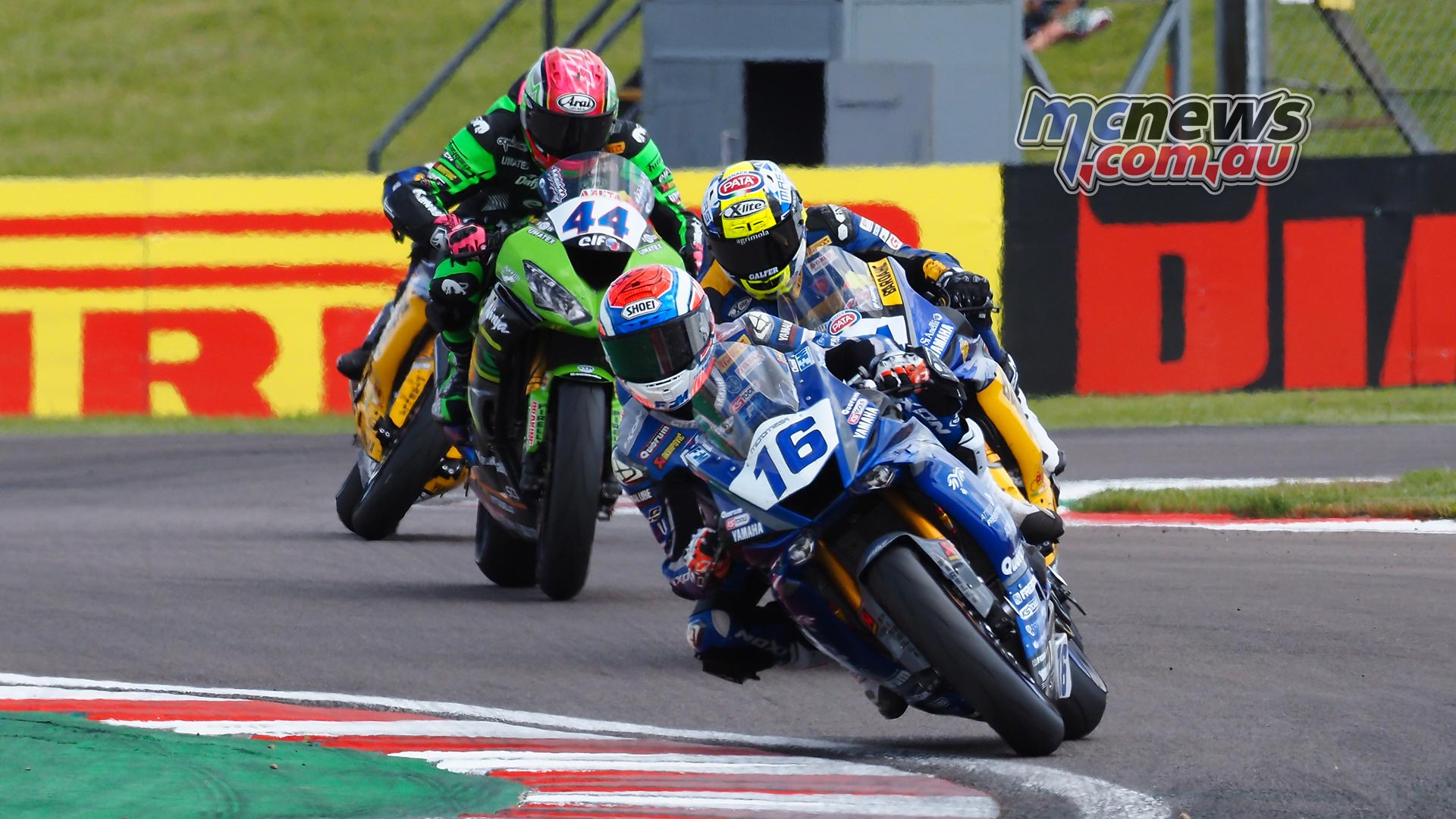 WSBK Rnd Donington WorldSSP Sunday Race Action Cluzel WSBK Rnd Donington WorldSSP Sunday Race Action Cluzel