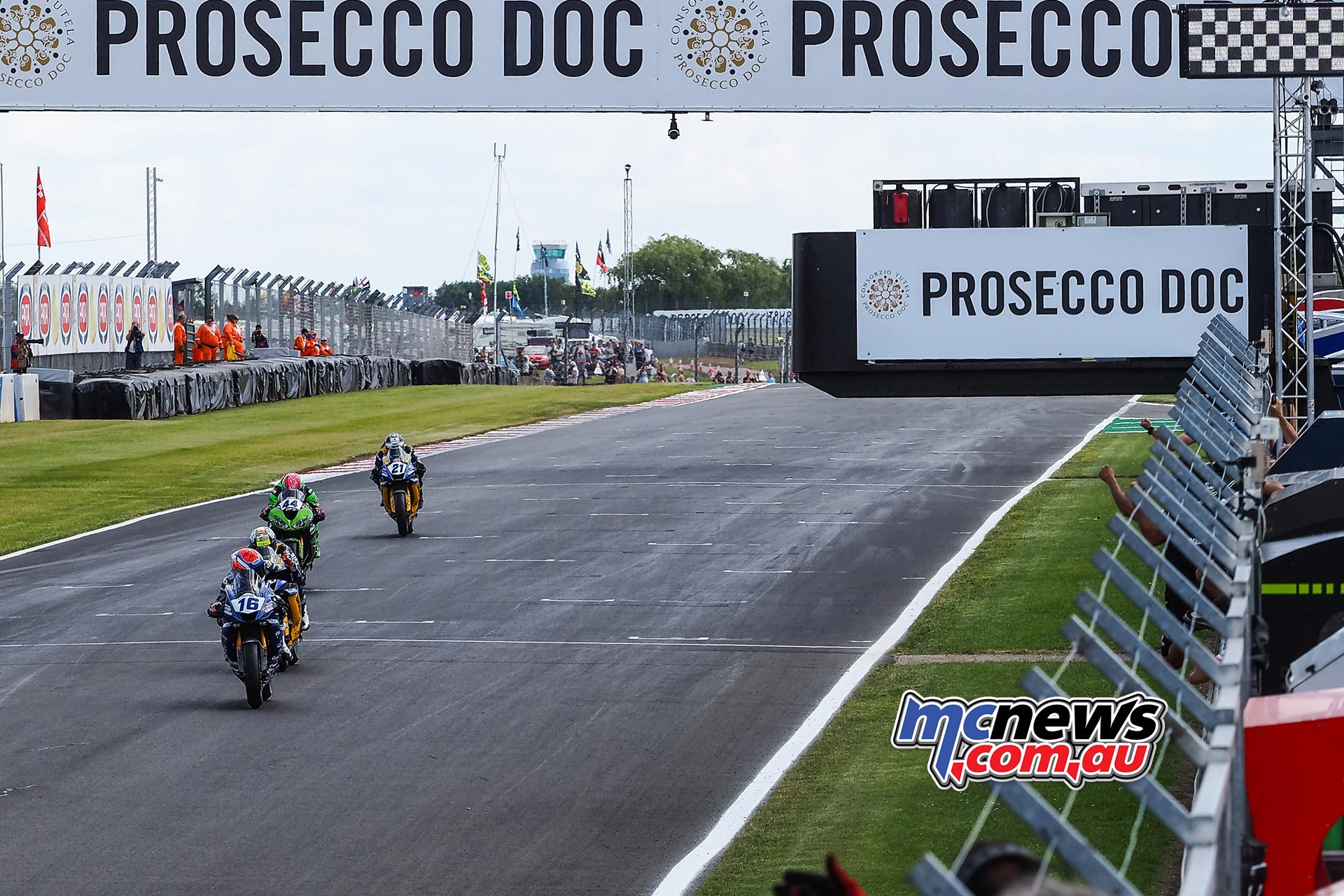 WSBK Rnd Donington WorldSSP Sunday Race Action Cluzel Finish WSBK Rnd Donington WorldSSP Sunday Race Action Cluzel Finish