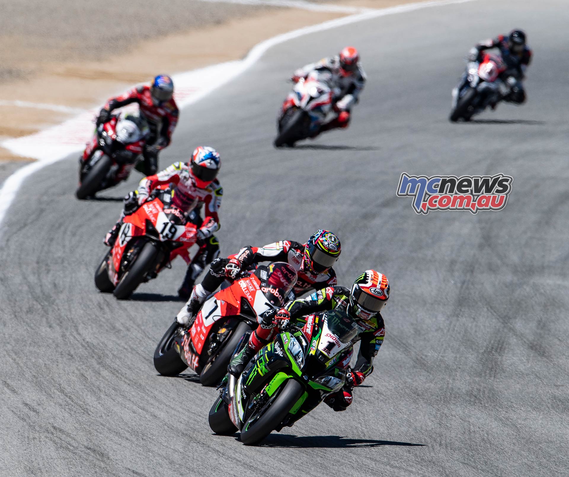 WSBK Rnd LagunaSeca Race Rea Davies Bautista WSBK Rnd LagunaSeca Race Rea Davies Bautista