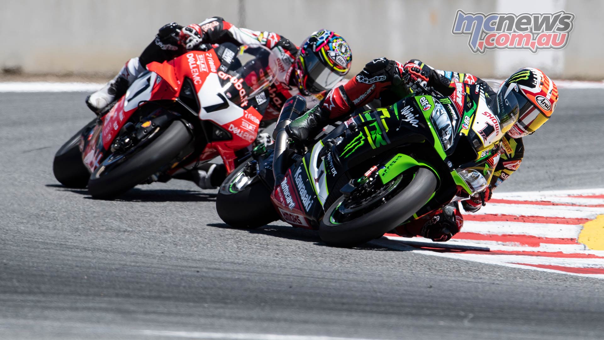WSBK Rnd LagunaSeca Race Rea Davies WSBK Rnd LagunaSeca Race Rea Davies