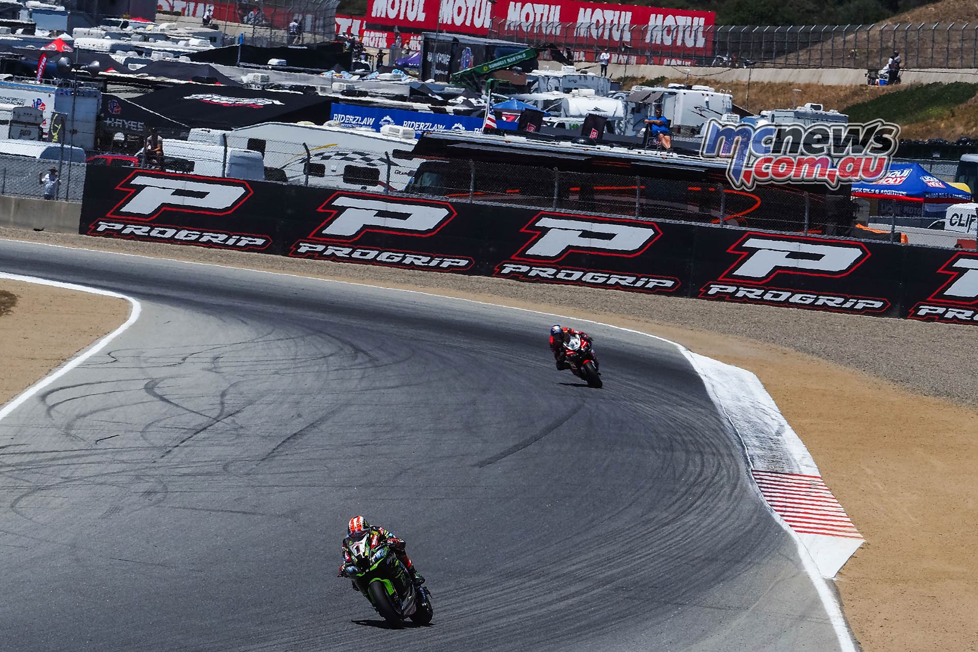 WSBK Rnd LagunaSeca Sunday Race Action Rea WSBK Rnd LagunaSeca Sunday Race Action Rea