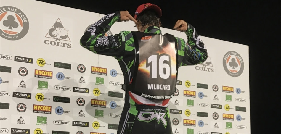 Charles Wright British FIM Speedway Grand Prix wild card Charles Wright British FIM Speedway Grand Prix wild card