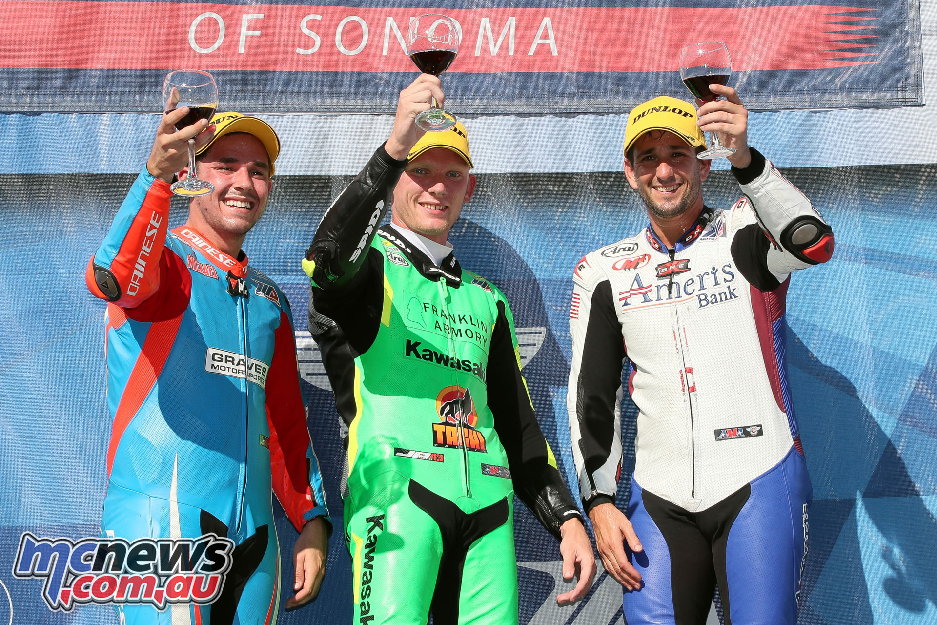 MotoAmerica Rnd Sonoma Andrew Lee podium BJN P MotoAmerica Rnd Sonoma Andrew Lee podium BJN P