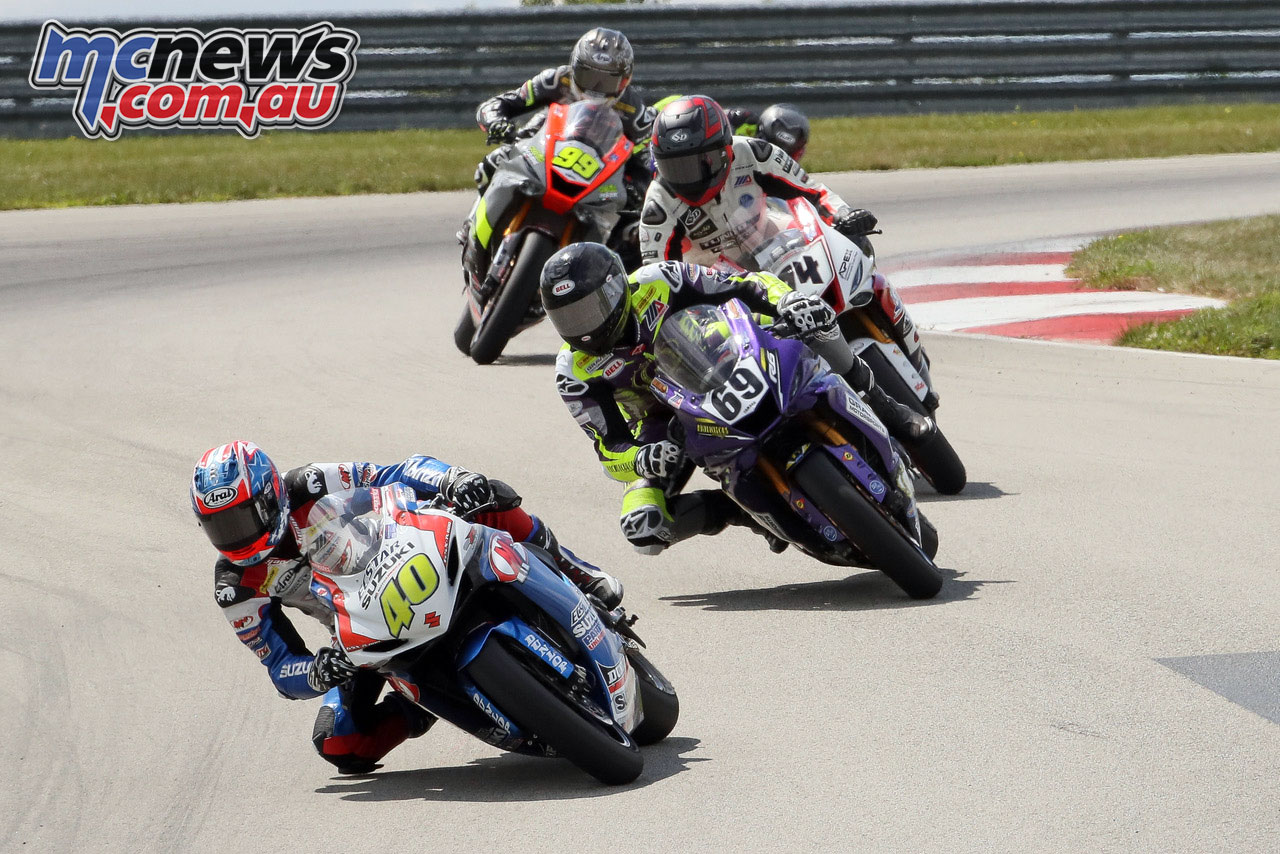 MotoAmerica Rnd Pittsburgh Sat Supersport Sean Dylan Kelly MotoAmerica Rnd Pittsburgh Sat Supersport Sean Dylan Kelly