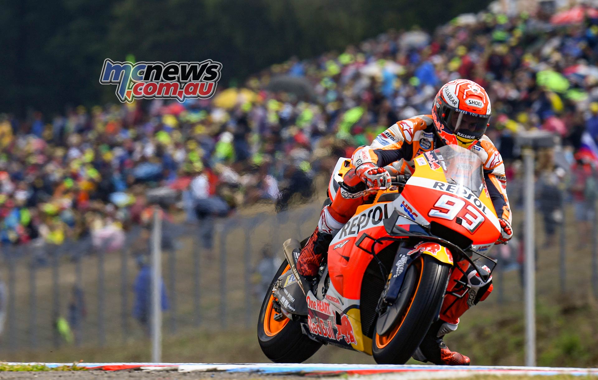 MotoGP Brno QP Marquez Wet Brakes MotoGP Brno QP Marquez Wet Brakes