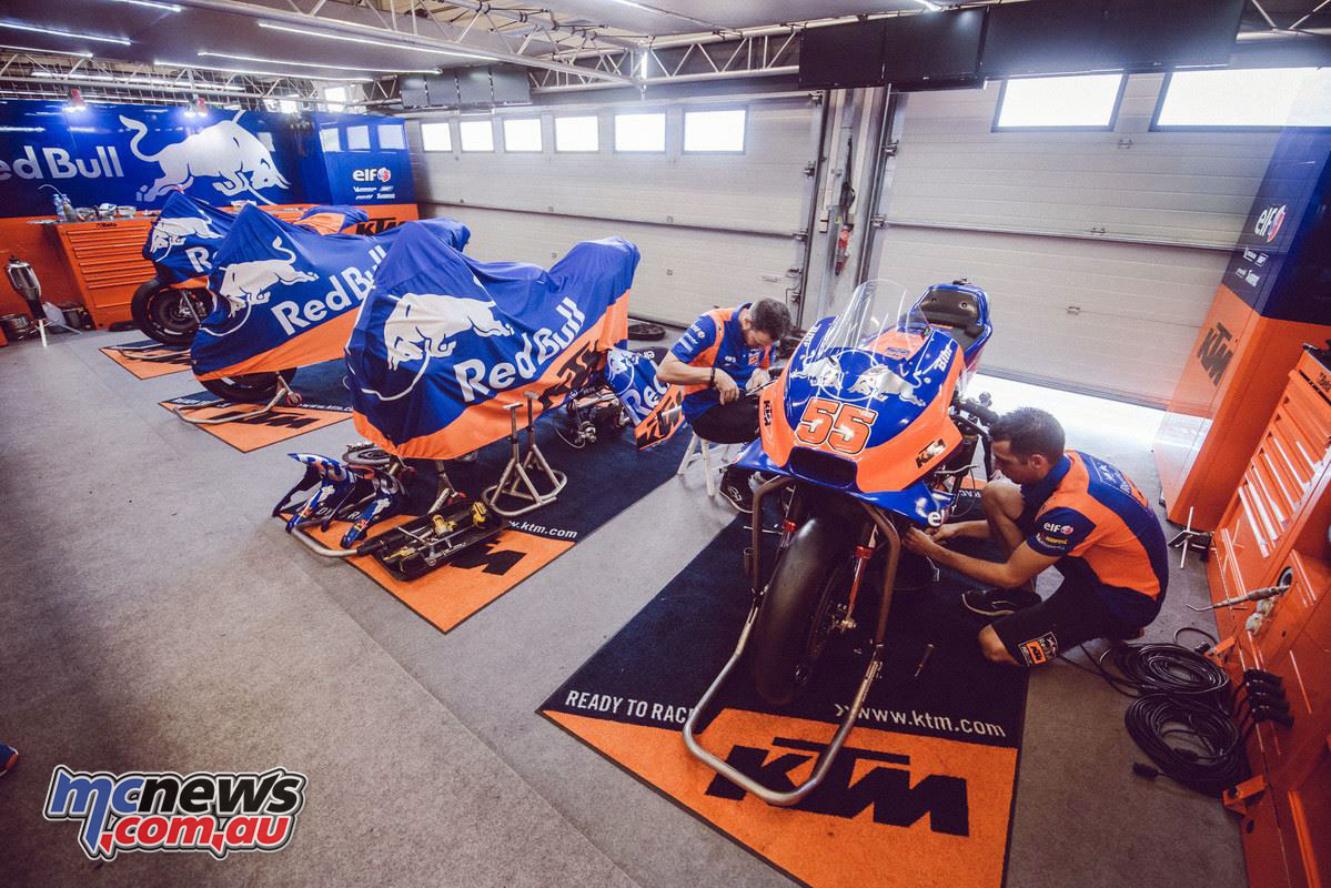 MotoGP Brno Test Red Bull KTM Factory Racing IRTA test