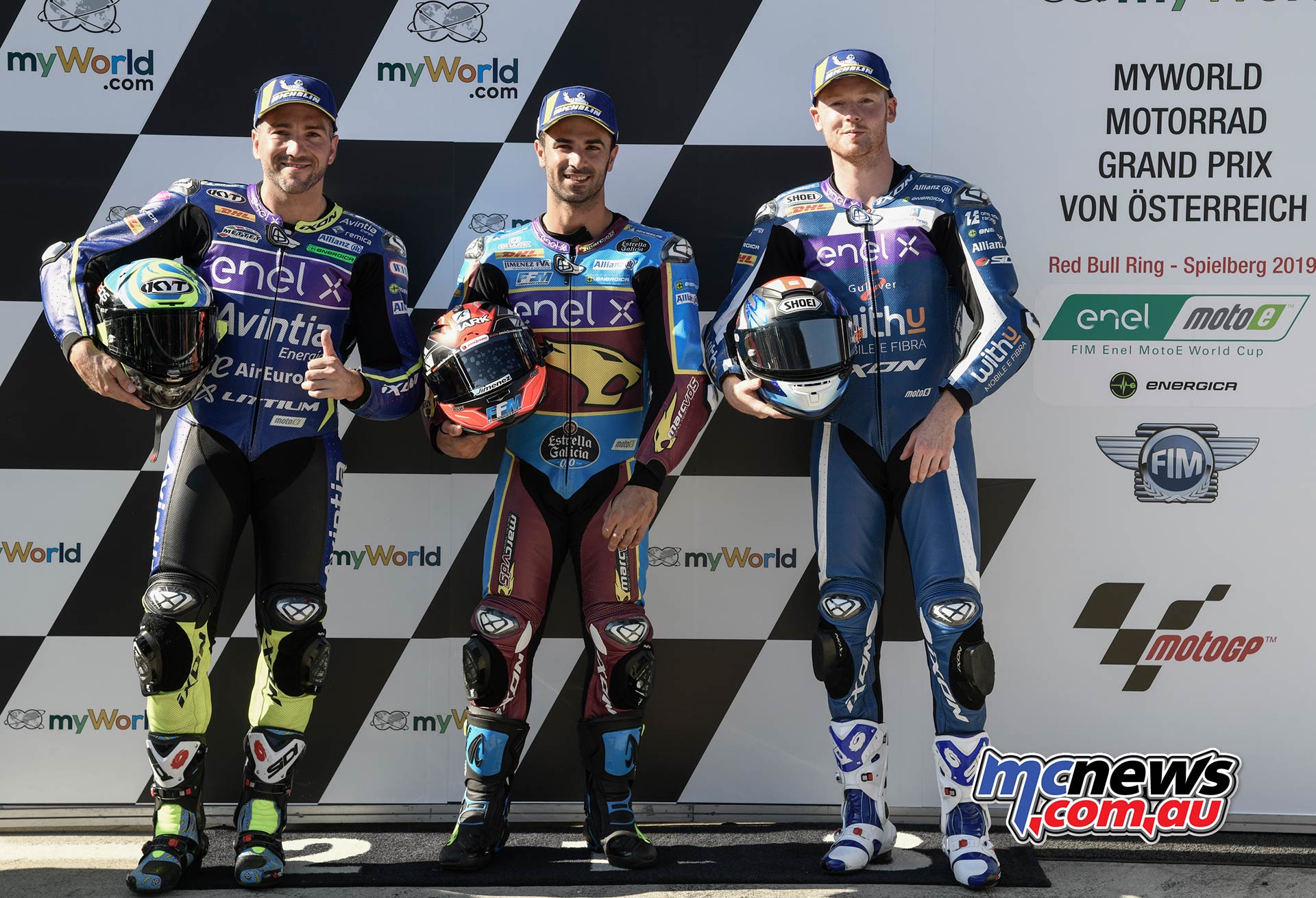MotoGP Rnd Austria QP MotoE DiMeglio Simeon Smith MotoGP Rnd Austria QP MotoE DiMeglio Simeon Smith