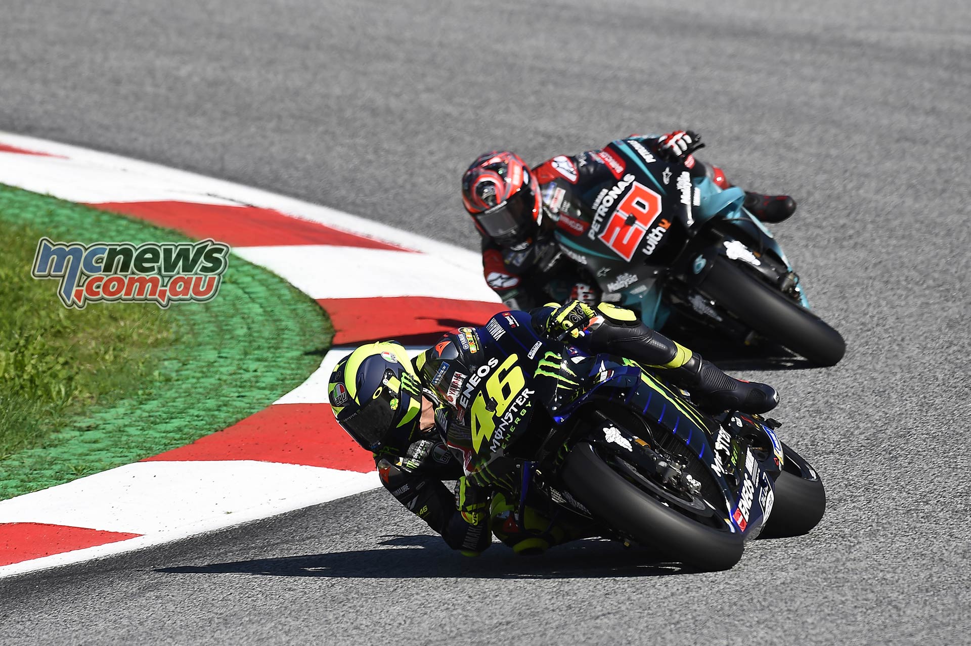 MotoGP Rnd Austria QP Rossi Quartararo MotoGP Rnd Austria QP Rossi Quartararo