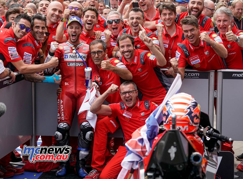 MotoGP Rnd RedBullRing Race Dovizioso Celebrate MotoGP Rnd RedBullRing Race Dovizioso Celebrate